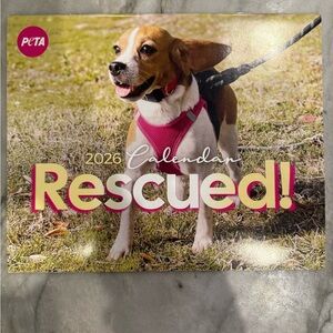 2026 Rescued! PeTA Calendar